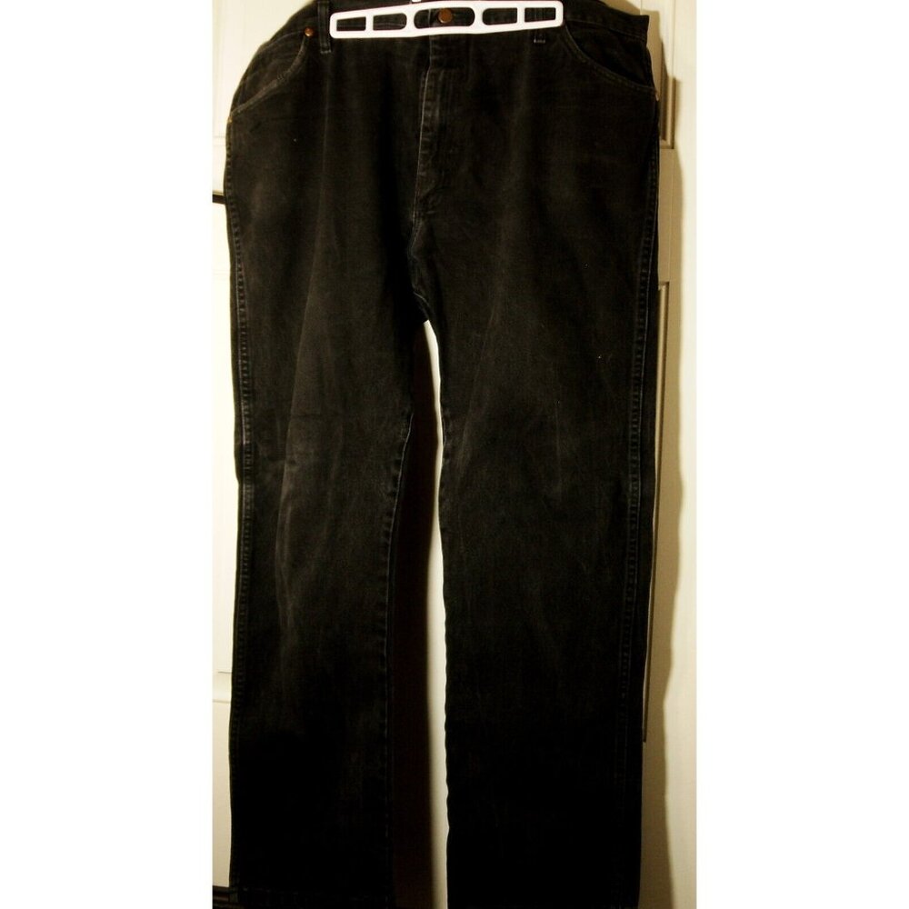 Wrangler Mens Denim Black Jeans Size 42x32
